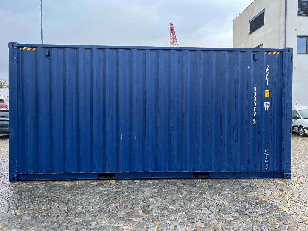 20 ft High Cube Container Kobaltblau RAL 5013 — Kobaltblau · RAL 5013 — 13