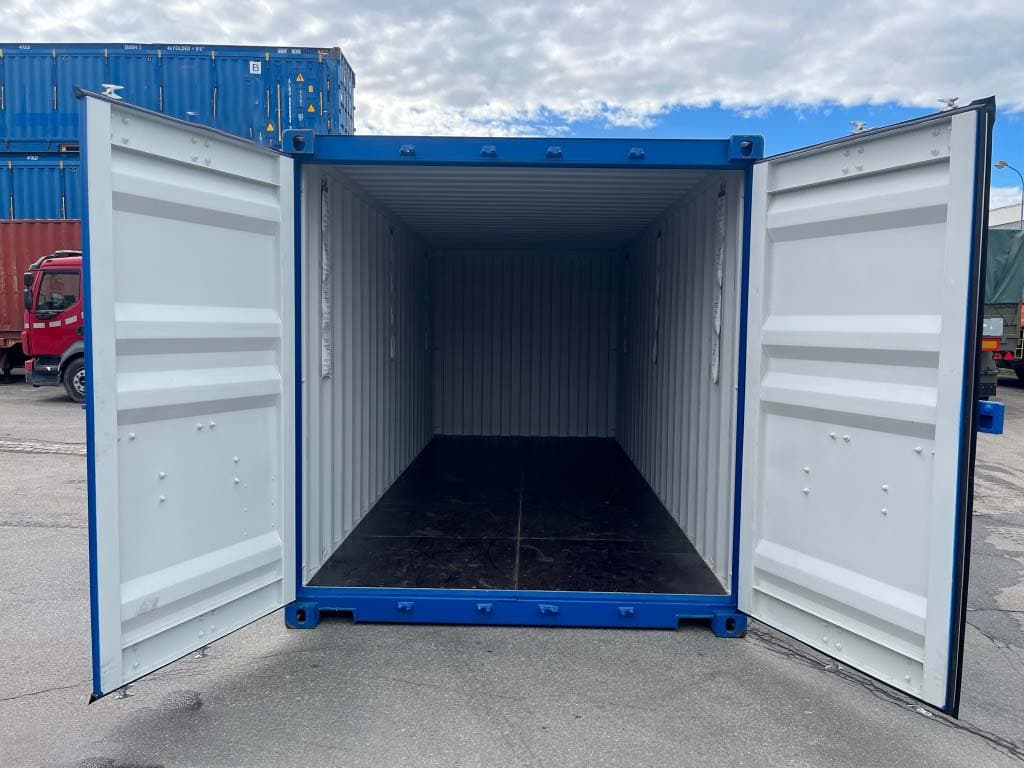 20-Fuß-Container RAL 5010, neu — Enzianblau · RAL 5010 — 12