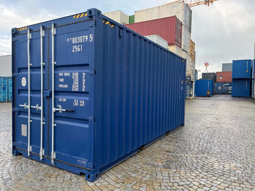 20 ft High Cube Container Kobaltblau RAL 5013 — Kobaltblau · RAL 5013 — 1