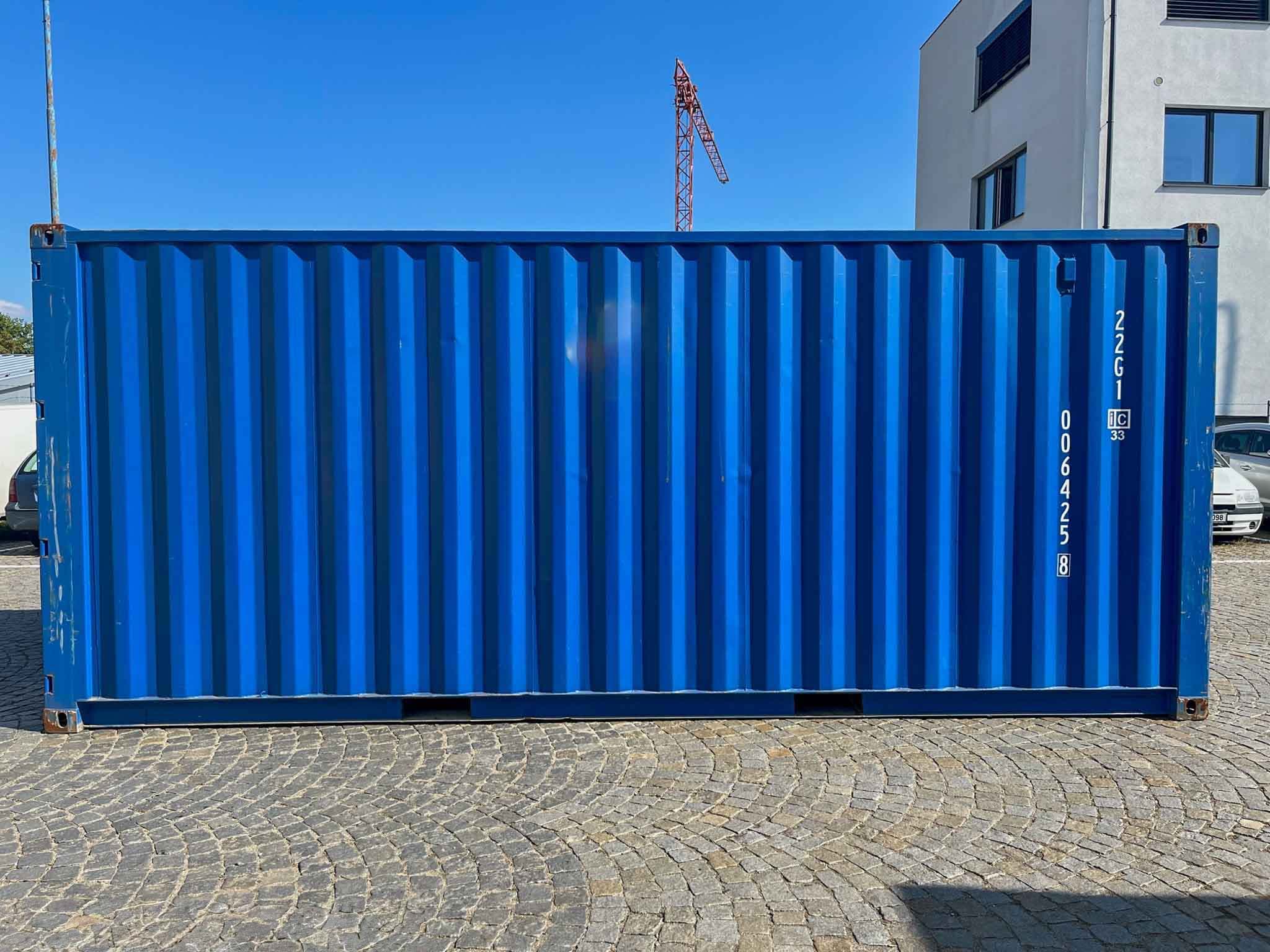 Container 20 Fuß — RAL 5010, 20ft, Gebraucht — Enzianblau · RAL 5010 — 3