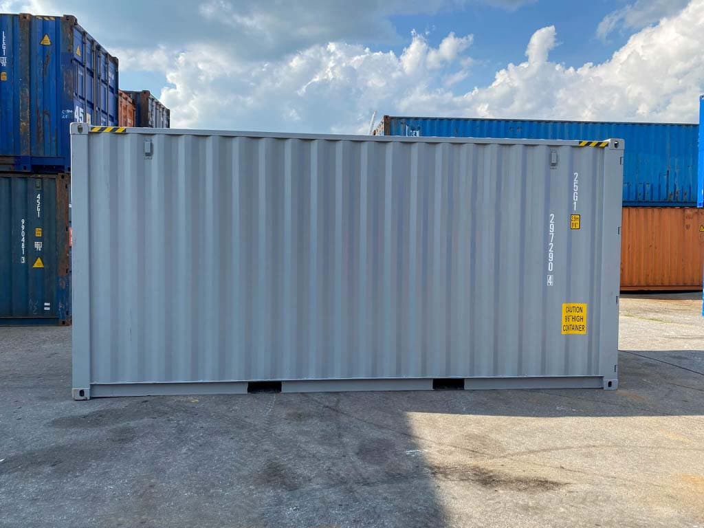 20-Fuß-High-Cube-Container in Grau — RAL 7042 · RAL 7042 — 14
