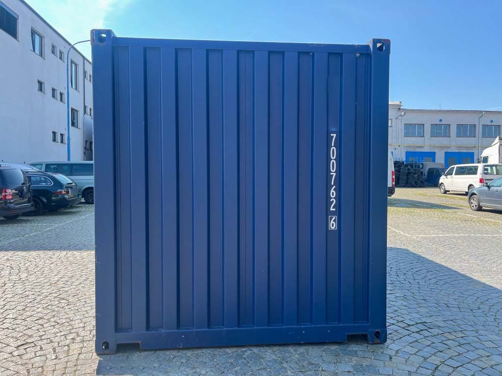 Kontener 20 stopowy Niebieski kobaltowy, Nowy — Niebieski kobaltowy · RAL 5013 — 8