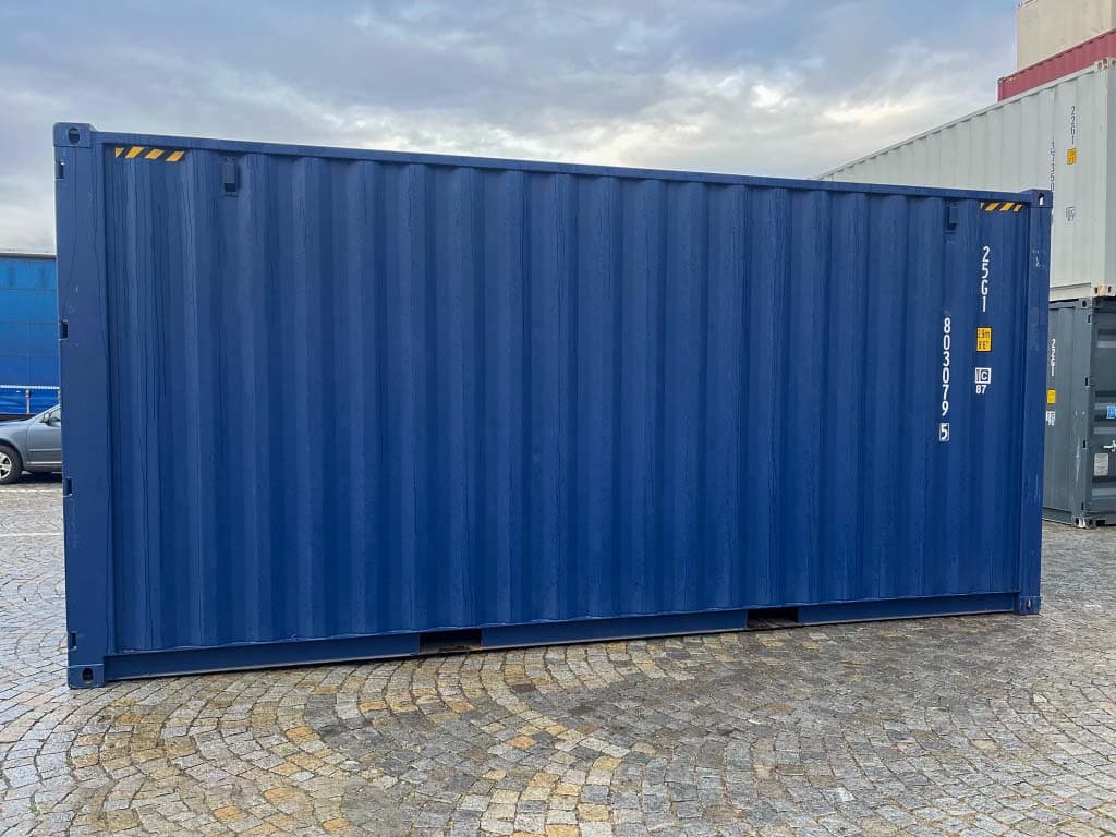 20 ft High Cube Container Kobaltblau RAL 5013 — Kobaltblau · RAL 5013 — 12