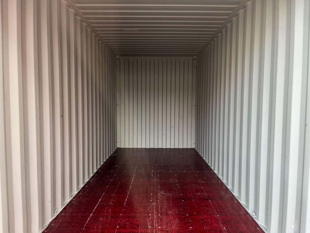 20-Fuß-High-Cube-Container Blaue Faser, Neu — Enzianblau · RAL 5010 — 5