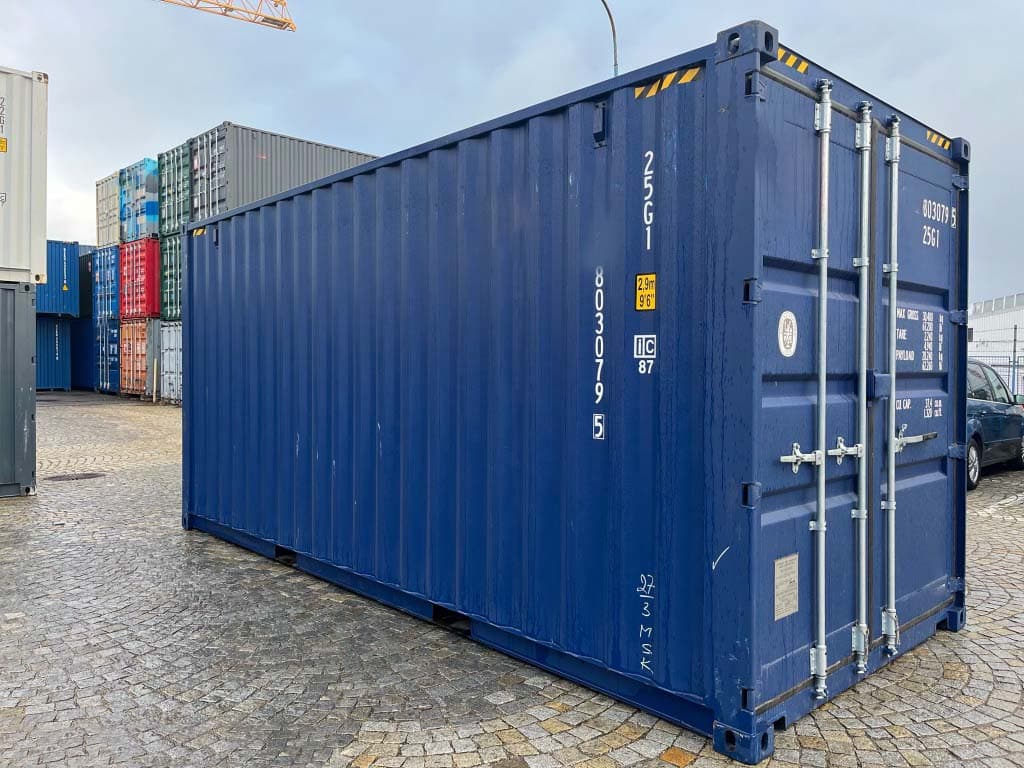 20 ft High Cube Container Kobaltblau RAL 5013 — Kobaltblau · RAL 5013 — 2
