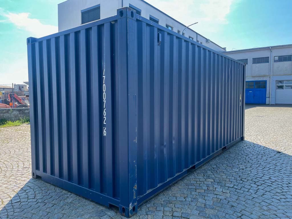 Kontener 20 stopowy Niebieski kobaltowy, Nowy — Niebieski kobaltowy · RAL 5013 — 12