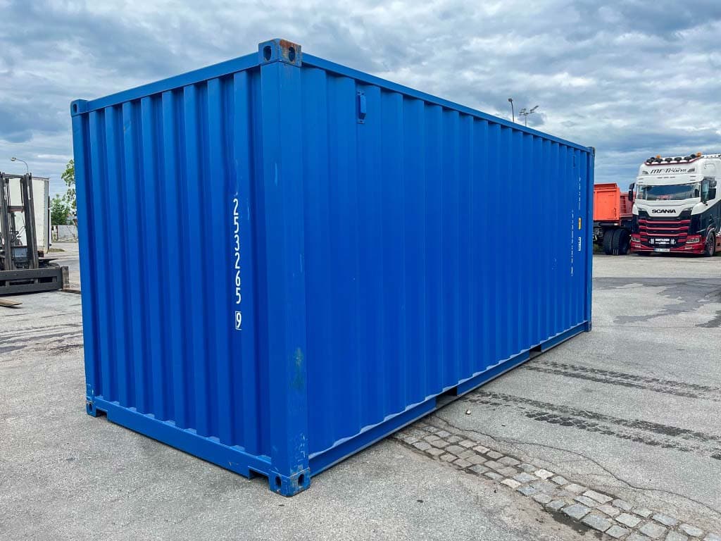 20-Fuß-Container RAL 5010, neu — Enzianblau · RAL 5010 — 15