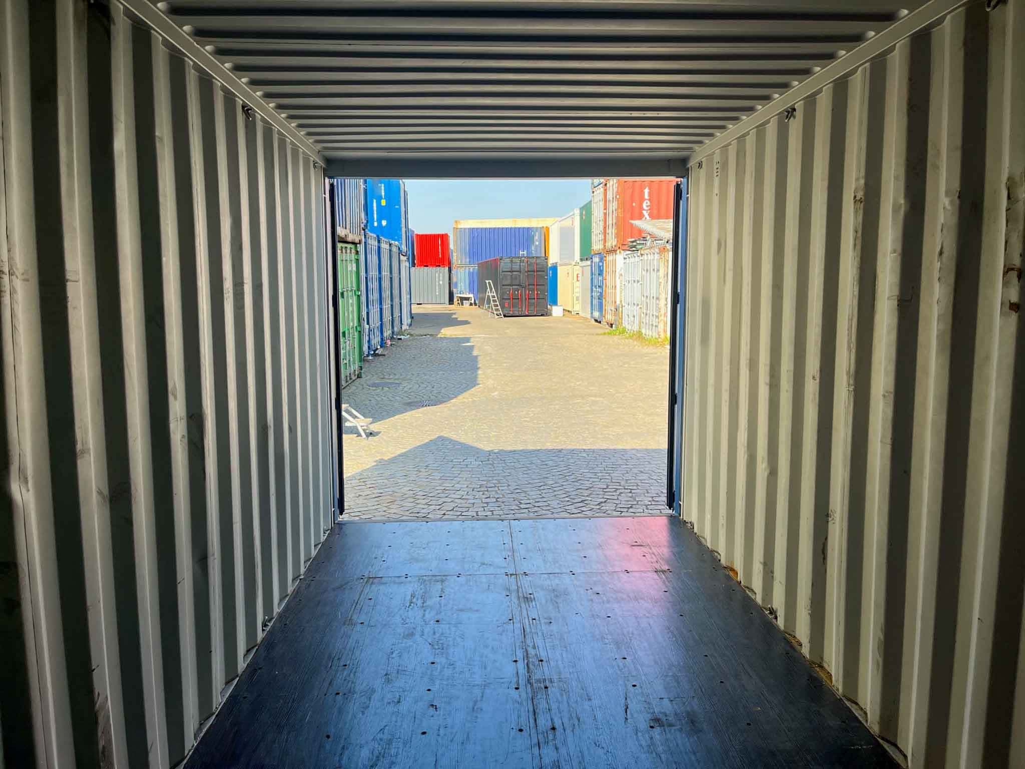 Container 20 Fuß — RAL 5010, 20ft, Gebraucht — Enzianblau · RAL 5010 — 14