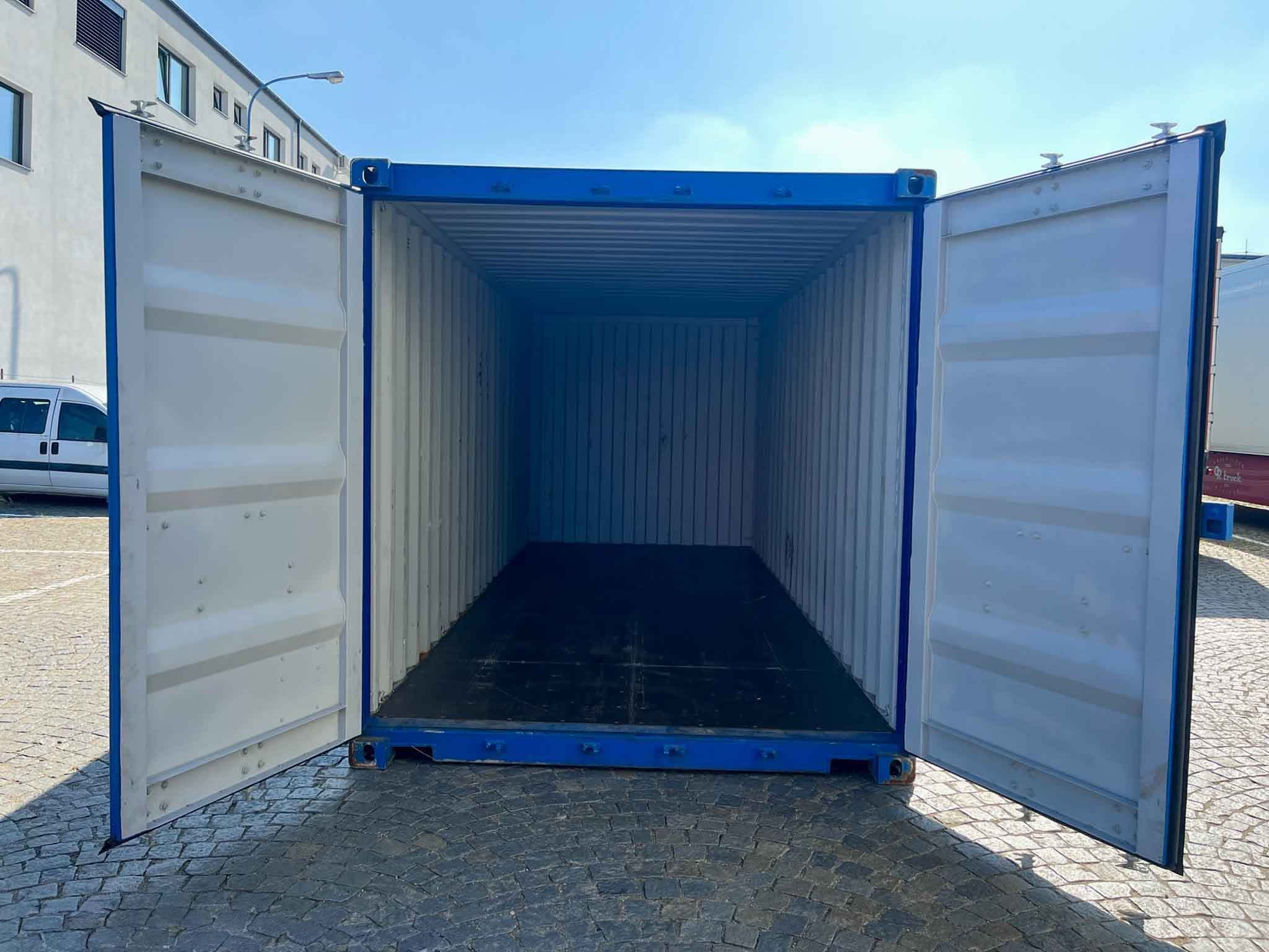 Container 20 Fuß — RAL 5010, 20ft, Gebraucht — Enzianblau · RAL 5010 — 8