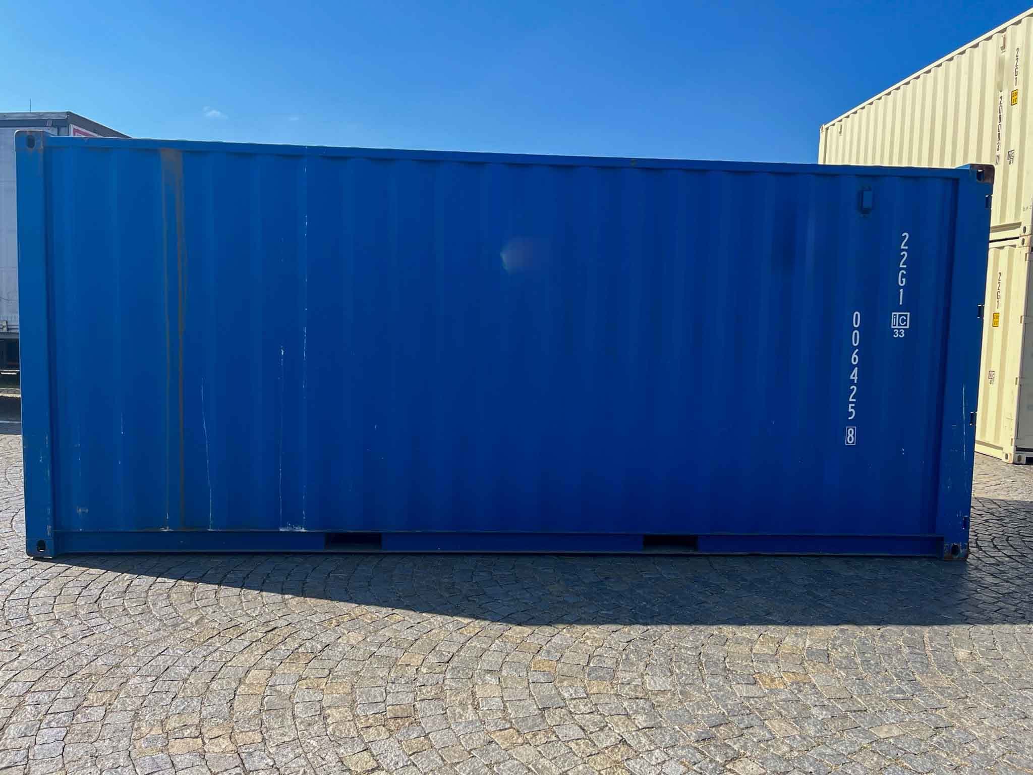 Container 20 Fuß — RAL 5010, 20ft, Gebraucht — Enzianblau · RAL 5010 — 4