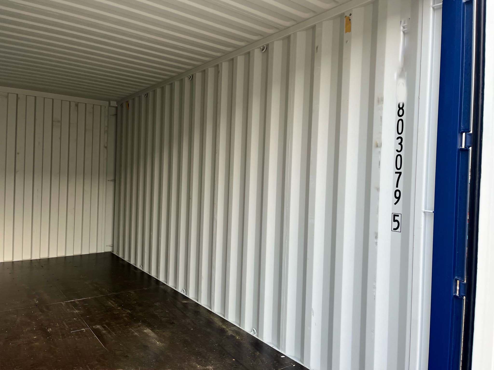 20 ft High Cube Container Kobaltblau RAL 5013 — Kobaltblau · RAL 5013 — 5