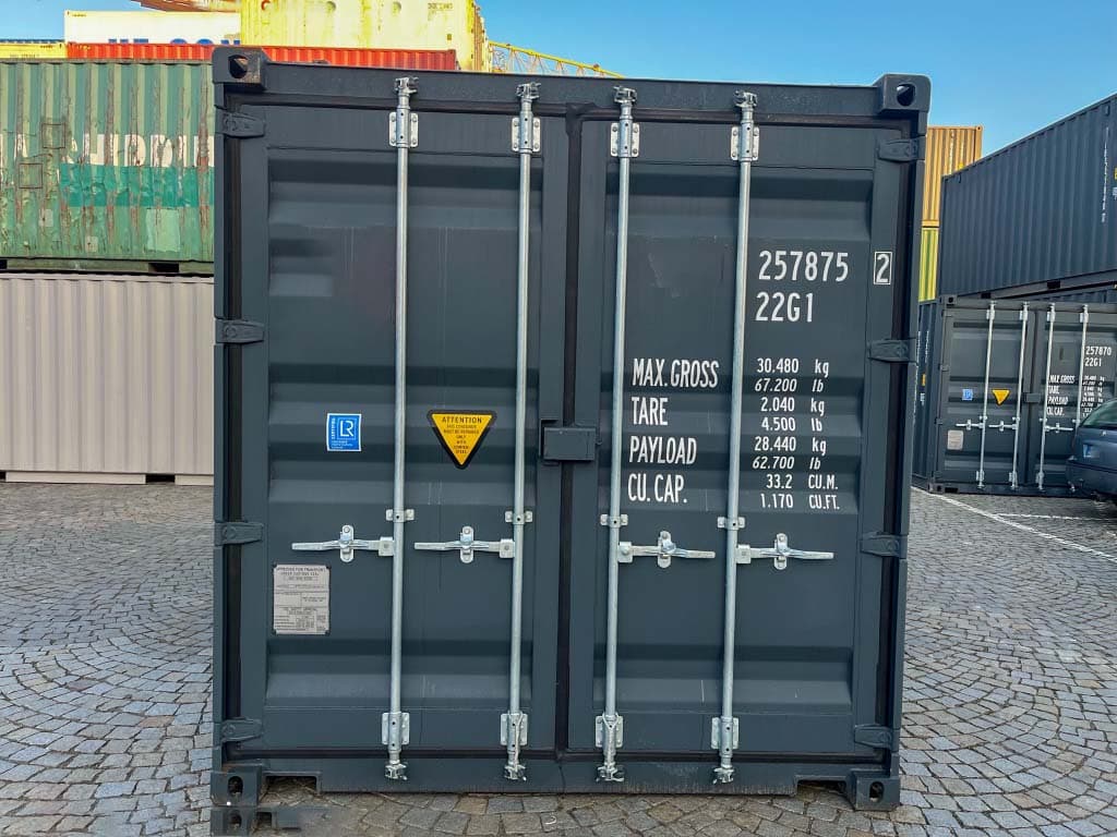 20-Fuß-Container Anthrazitgrau, Neu — Anthrazitgrau · RAL 7016 — 8