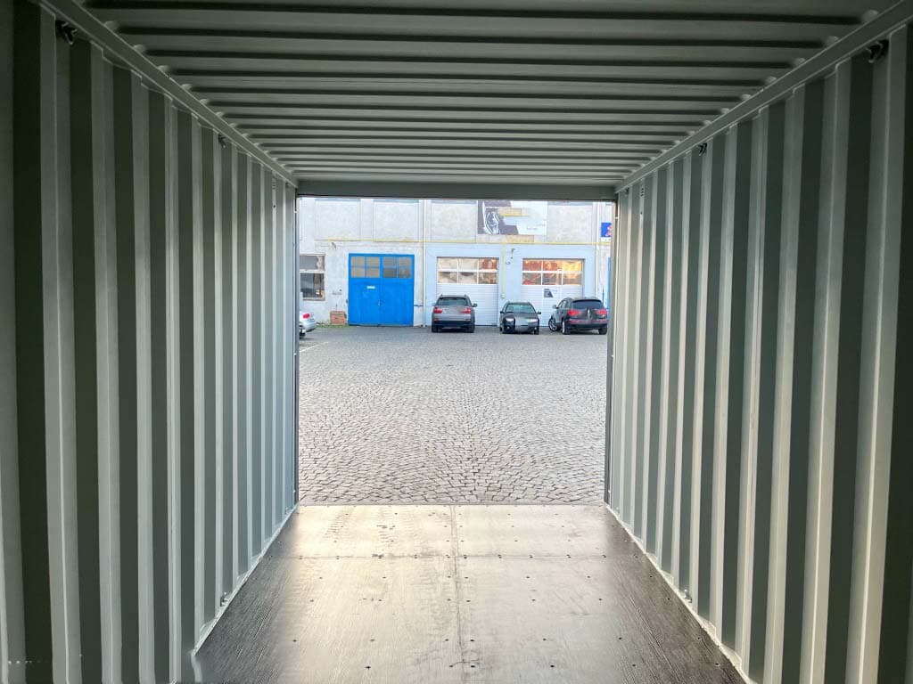 20-Fuß-Container Anthrazitgrau, Neu — Anthrazitgrau · RAL 7016 — 2