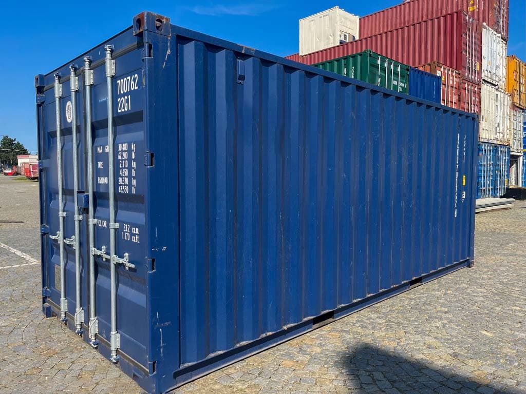 Kontener 20 stopowy Niebieski kobaltowy, Nowy — Niebieski kobaltowy · RAL 5013 — 15