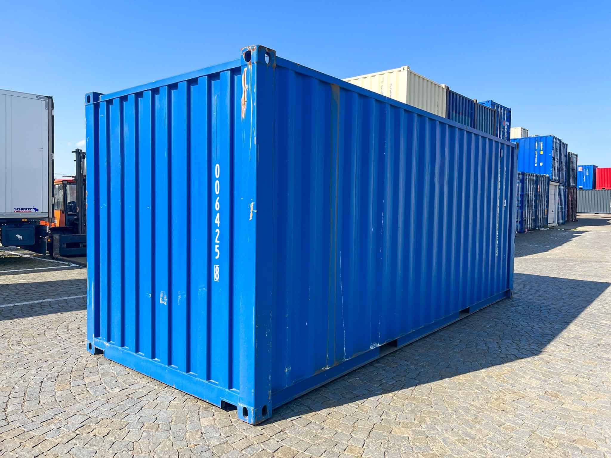 Container 20 Fuß — RAL 5010, 20ft, Gebraucht — Enzianblau · RAL 5010 — 2