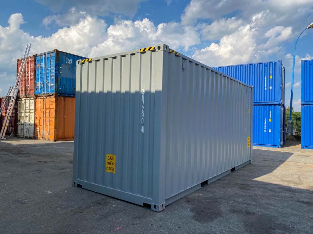 20-Fuß-High-Cube-Container in Grau — RAL 7042 · RAL 7042 — 13