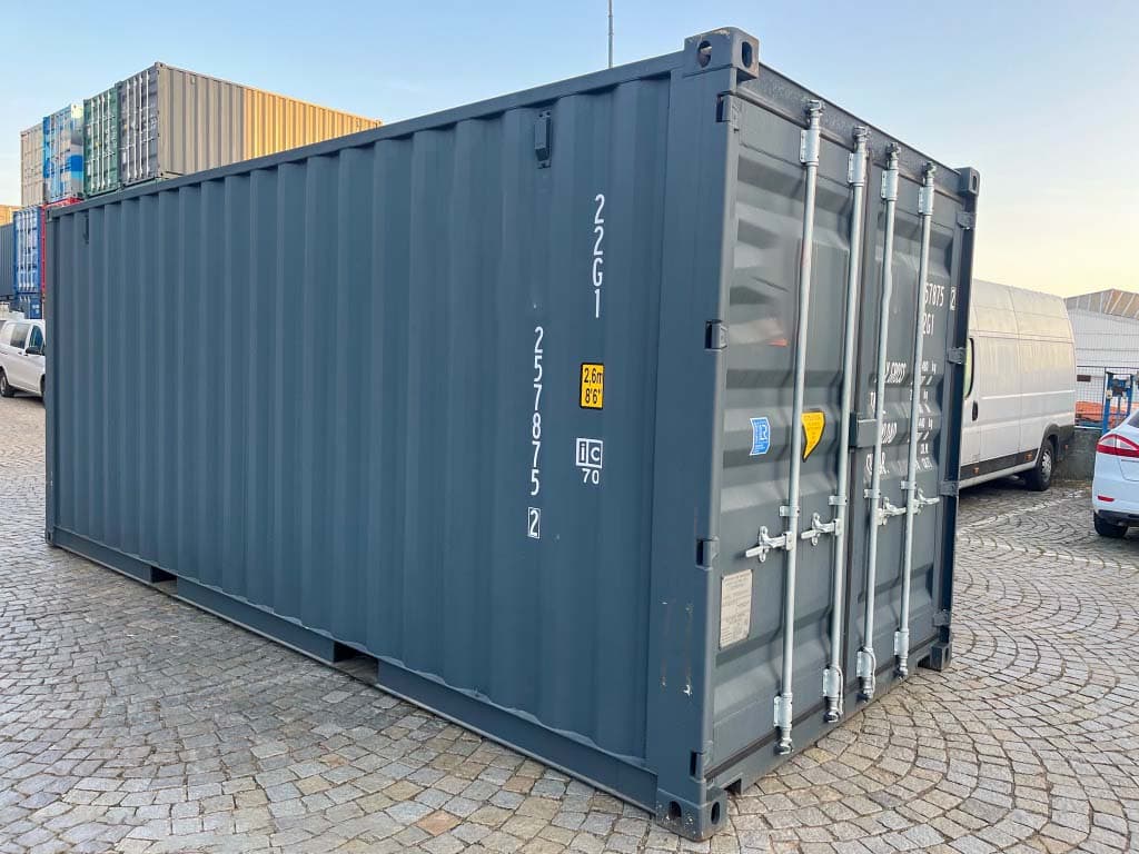 20-Fuß-Container Anthrazitgrau, Neu — Anthrazitgrau · RAL 7016 — 15