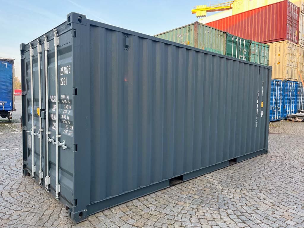 20-Fuß-Container Anthrazitgrau, Neu — Anthrazitgrau · RAL 7016 — 1