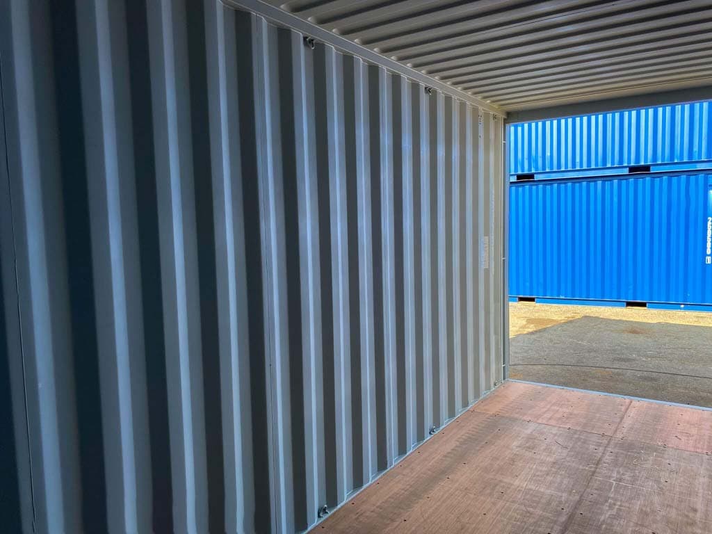 20-Fuß-High-Cube-Container in Grau — RAL 7042 · RAL 7042 — 3