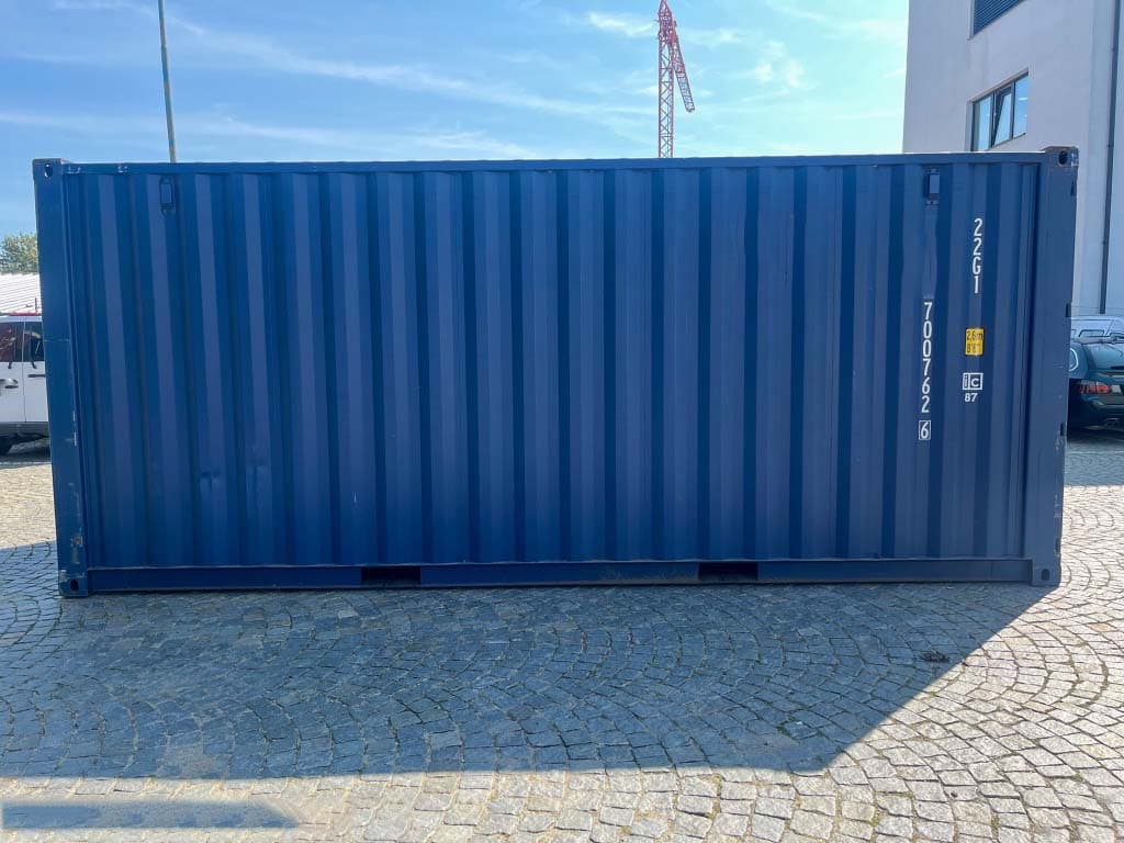 Kontener 20 stopowy Niebieski kobaltowy, Nowy — Niebieski kobaltowy · RAL 5013 — 11