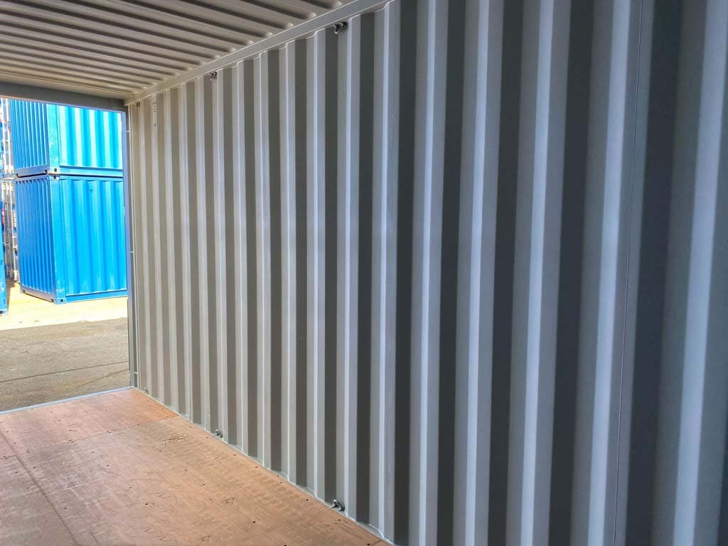 20-Fuß-High-Cube-Container in Grau — RAL 7042 · RAL 7042 — 4
