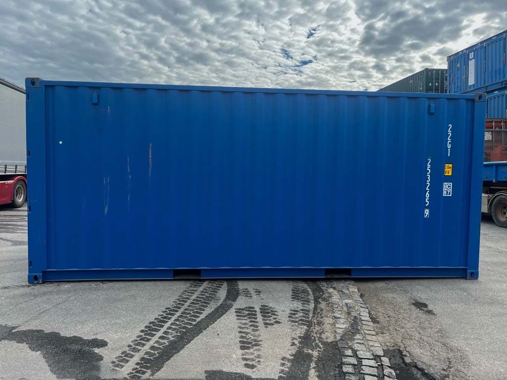 20-Fuß-Container RAL 5010, neu — Enzianblau · RAL 5010 — 14