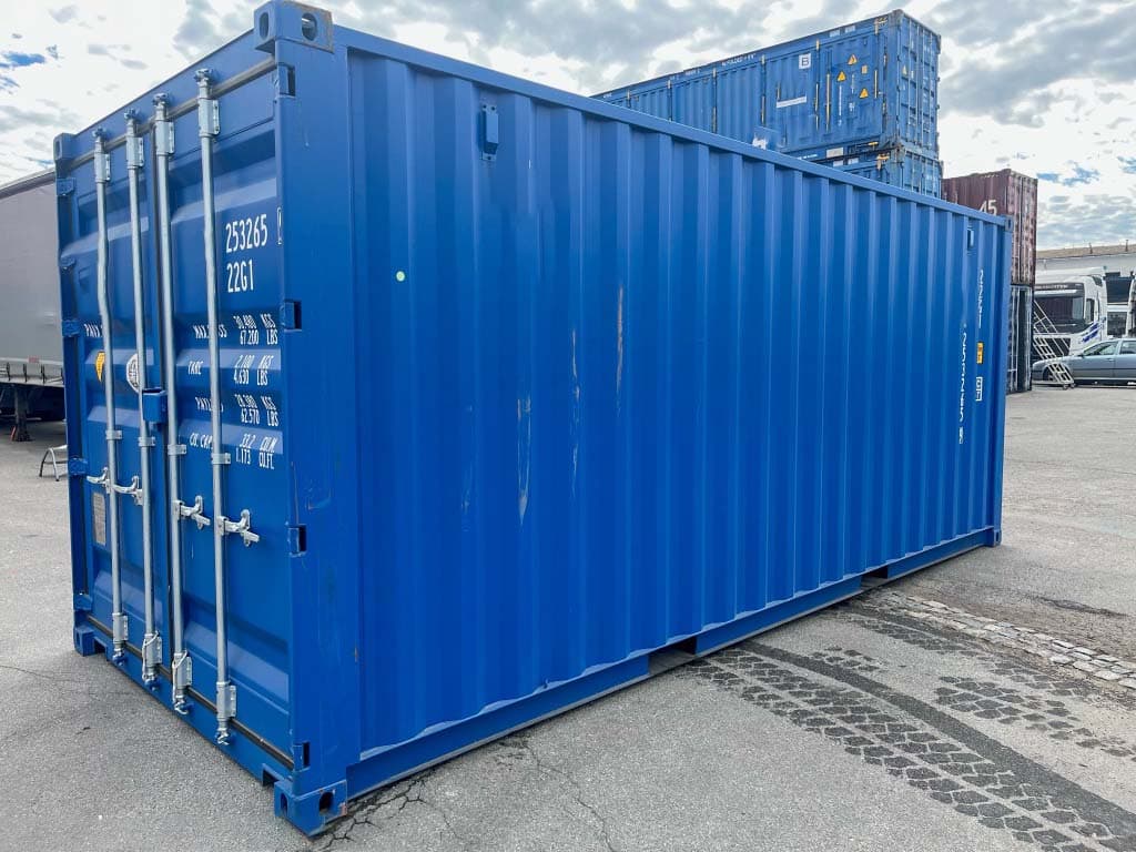 20-Fuß-Container RAL 5010, neu — Enzianblau · RAL 5010 — 1