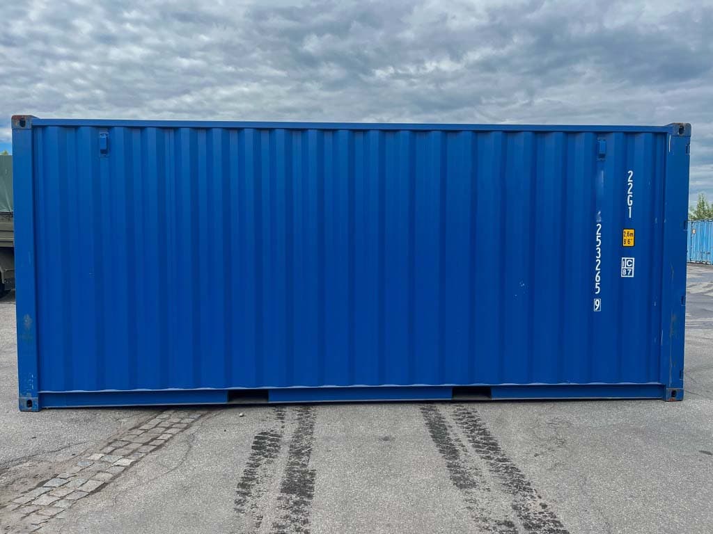 20-Fuß-Container RAL 5010, neu — Enzianblau · RAL 5010 — 2