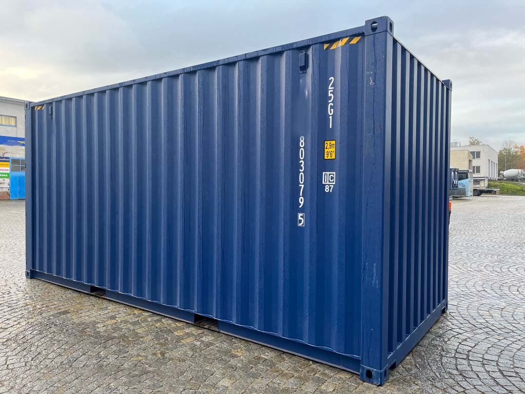 20 ft High Cube Container Kobaltblau RAL 5013 — Kobaltblau · RAL 5013 — 14
