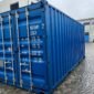 20ft double door container blue color