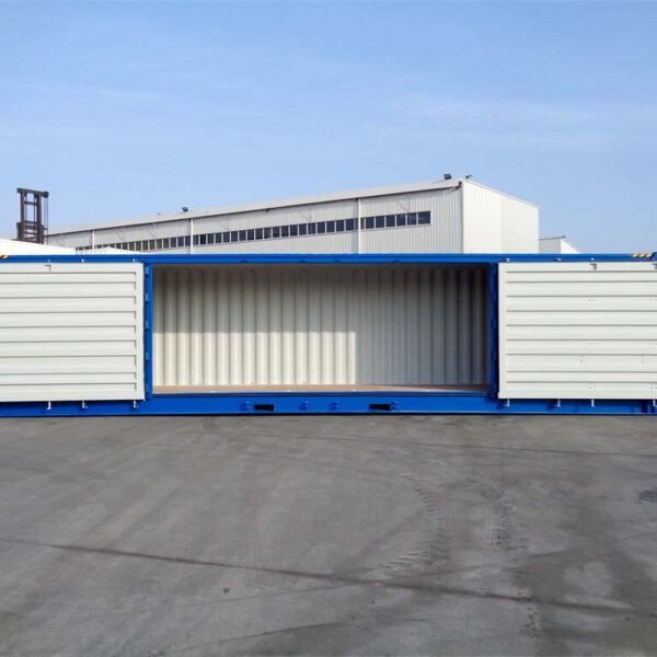 Comprar contenedor de 40 pies de altura con lados abiertos.