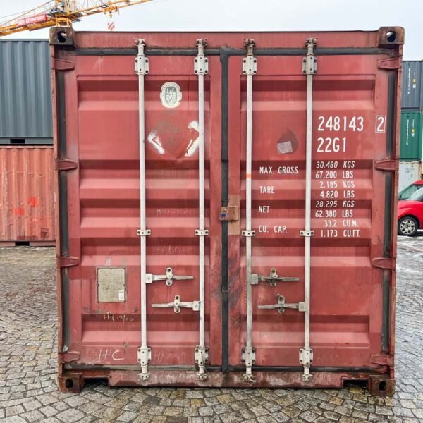 Contentor marítimo de 20 pés usado
