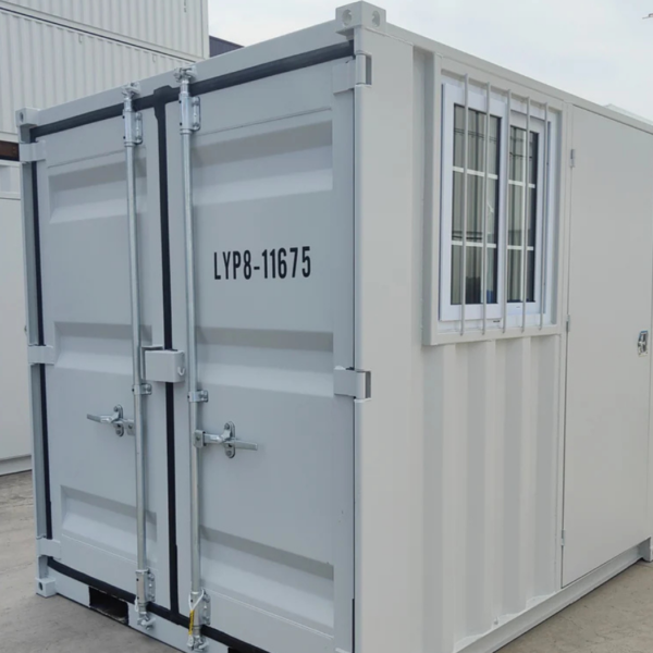 10ft Storage Container with Window and Side door.