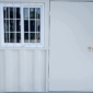 window and door of 10ft container